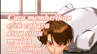 Cara memberikan efek cahaya atau silau di IbisPaint mudah dan simpel