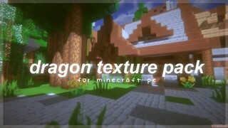 Dragon dance for mcpe | cartoon aesthetic texture pack 🐉