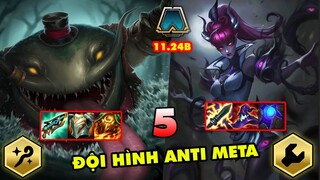 TOP 5 đội hình ANTI META siêu mạnh để leo rank trong Đấu Trường Chân Lý 11.24B | ĐTCL mùa 6