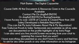 Matt Barker - The Digital Copywriter    Course Download