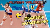 PHILIPPINES DEFEATED HONGKONG | ALYSSA VALDEZ HIGHLIGHTS | VOLLEYBALL