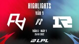 RA vs RNG | Highlights - Game 1 | Tuần 8 Ngày 1 | LPL Mùa Hè 2022