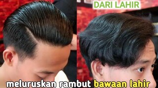 cara meluruskan rambut - bawaan lahir