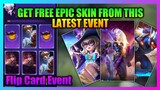 Trickster's Eve Event Free 3 Epic Skins | Latest Flip Card Event in Mobile Legends