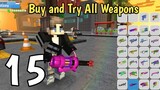 SCHOOL PARTY CRAFT - Buy and Try All Weapons  - Gameplay Walkthrough Part 15