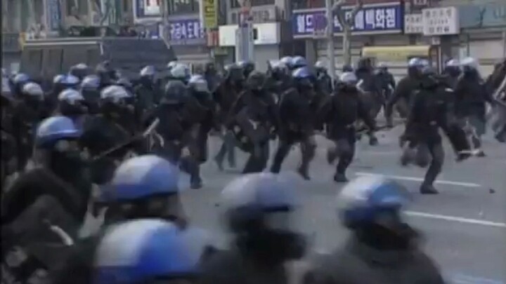 韩国光州军民无限制格斗