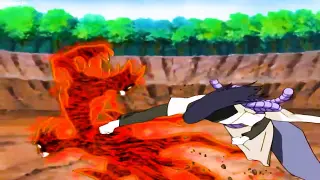 Naruto unleashed the fourth tail, Orochimaru completely overwhelmed by Nine-tails destructive power