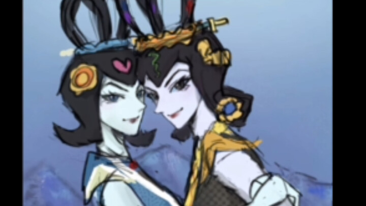 If the two of us sisters were together, ten Calabash Brothers would not be our match.