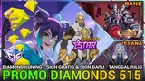 YELLOW DIAMONDS - FREE SKIN - NEW SKINS & RELEASE DATE | Mobile Legends #WhatsNEXT Ep.166