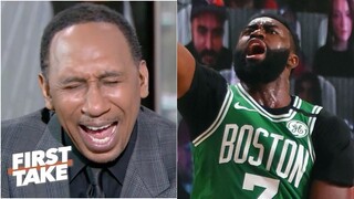 FIRST TAKE "Jaylen Brown The MOST Dangerous in NBA Final" Stephen A breaks down Celtics vs Warriors