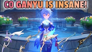 GANYU - C0 Showcase & Weapon Comparison | Genshin Impact