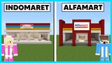 MIPAN & ZUZUZU Buat Minimarket Indomaret & Alfamart Paling Besar Di Minecraft! Kalian Tim Apa?