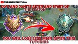 MOBILE LEGENDS DO'S AND DON'TS AFTER AND START OF THE SEASON - TUTORIAL - CLAUDE GAMEPLAY - MLBB