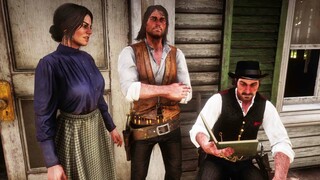 RDR2 John Marston & Abigail, Dutch - Random Camp Event