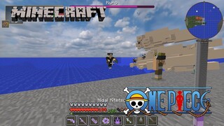 ก็อดอูซป!! ปะทะกับคุโระ!! | Minecraft One Piece New World #25