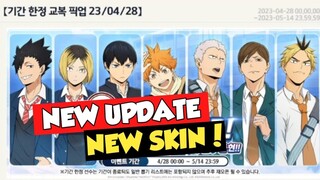 ICONIC PLAYER SKIN ANAK SEKOLAHAN - UPDATE HAIKYUU TOUCH THE DREAM