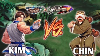 KING OF FIGTHERS MOBILE LEGENDS COLLAB| KIM V.S CHIN ( 4K Resolution)