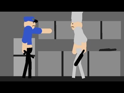 Barry The Cop vs Garry The Chef (Roblox)