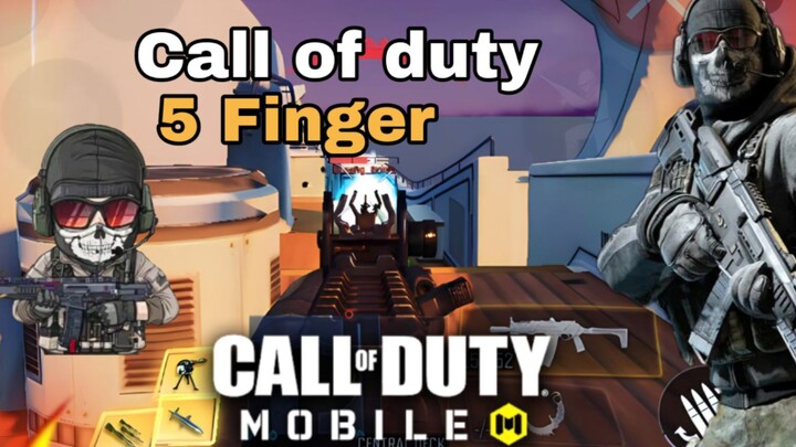 Kelincahan Player 5 Jari Call of duty Mobile | Call of duty mobile Indonesia