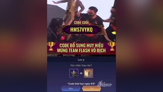 Code cuối để anh em có 12 huy hiệu để đổi 6000 vàng nhé 🥰 lienquan lienquanmobile ThachDauAnhTai lienquantiktok archangel2909