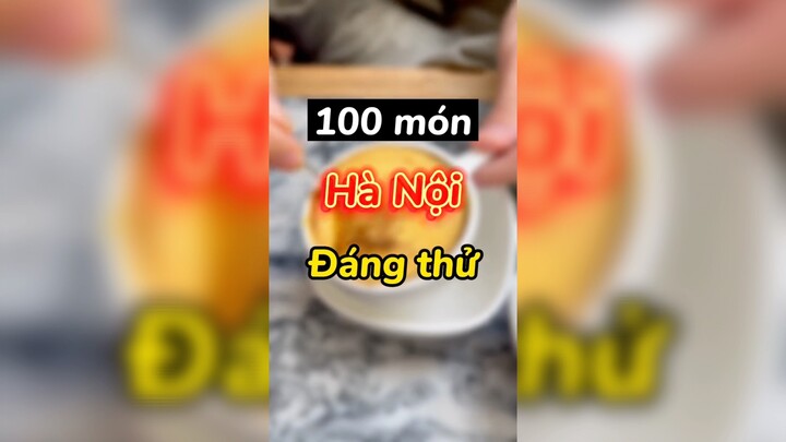 100 món Hà Nội đáng thử