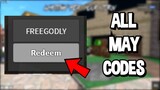 ROBLOX ALL MURDER MYSTERY 2 CODES 2022 MAY!