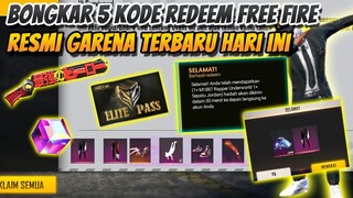 BONGKAR 5 KODE REDEEM FREE FIRE RESMI GARENA TERBARU HARI INI