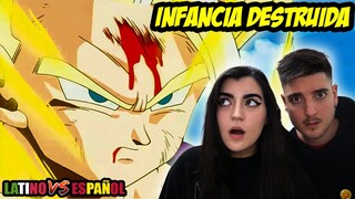 ESPAÑOLES REACCIONAN A DRAGON BALL LATINO VS ESPAÑOL |⚡CELL SINTIO EL VERDADERO TERROR⚡🔥DBZ🔥