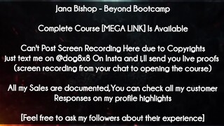 Jana Bishop  course - Beyond Bootcamp download