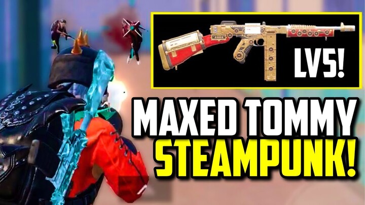 ASIA CLUTCHES WITH NEW MAXED STEAMPUNK TOMMY GUN SKIN! | PUBG Mobile
