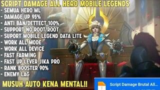 Script Damage Mobile Legends + Attack Speed No Password Patch Terbaru | Mobile Legends