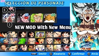 NEW Menu in Dragon Ball Super Infinity Warriors V2 DBZ TTT MOD BT3 PPSSPP ISO!