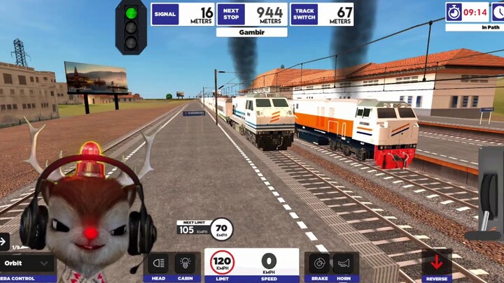 Kereta Api Indonesia Terbaru Ngajak Balapan - Indonesian Train Simulator Android 2021
