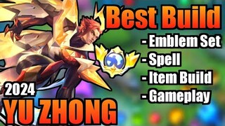 YU ZHONG BEST BUILD 2024 | TOP 1 GLOBAL YU ZHONG BUILD | YU ZHONG - MOBILE LEGENDS | MLBB