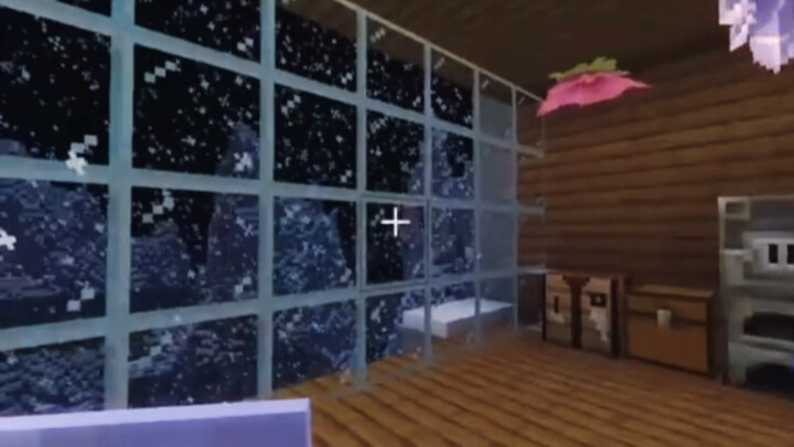 Minecraft: It's snowing outside when you get home