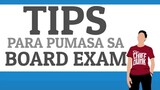 TIPS PARA PUMASA SA BOARD EXAM | STUDY TIPS ni Sir Chiefmunk