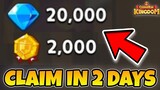 Get 20K CRYSTALS and 2K Medals in 2 DAYS!