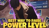 BEST WAY TO RAISE POWER LEVEL ON SOLO LEVELING ARISE - Solo Leveling Arise