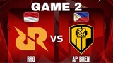 RRQ Hoshi VS AP Bren | GAME OF THE FUTURE | GAME 2 | IRRAD KUAT BANGETT ‼️