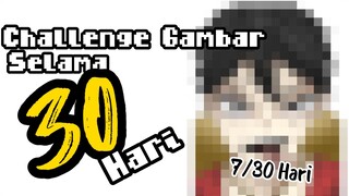 ||Challenge Gambar Selama 30 Hari|| Hari ke 7 "Luffy (one piece)