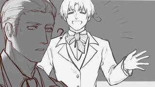 [aph/花夫妻/整活手书] A new way to tie a tie