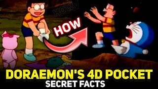 Secret Facts about Doraemon's 4D Pocket ll How Spare Pocket and 4D pockets are connected