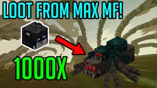 Hypixel Skyblock LOOT from 1000 TARANTULA BROODFATHERS! | 5 Likes = 1 T4