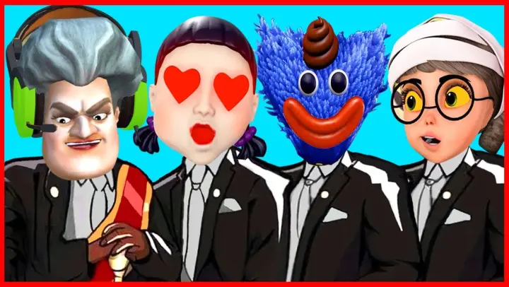 Huggy & Miss T vs Nick & Tani Squid game - Meme Coffin Dance Song Astronomia (Cover)