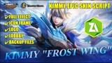 KIMMY NEW FREE SKIN FROST WING DRAGON TAMER SQUAD | TUTORIAL | 2020 | MOBILE LEGENDS