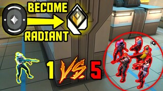 These 1v5 VALORANT Plays Take You From IRON to RADIANT