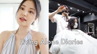 Living Alone Diaries | Productive weekend, New hair, Workout classes,Try-on haul!