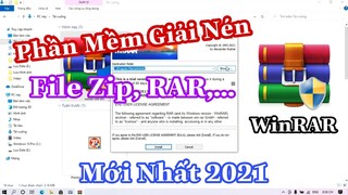 Cách Tải Và Cài Đặt WinRar Cho Máy Tính Mới Nhất 2021 | phần mềm giải nén file zip rar