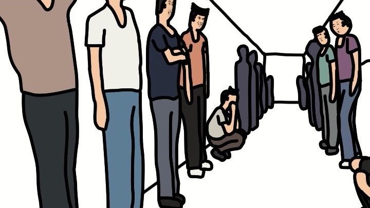 There is always a bright idea among the boys who are punished to stand