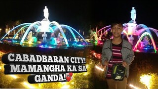 DANCING FOUNTAIN IN CABADBARAN CITY/ at Night